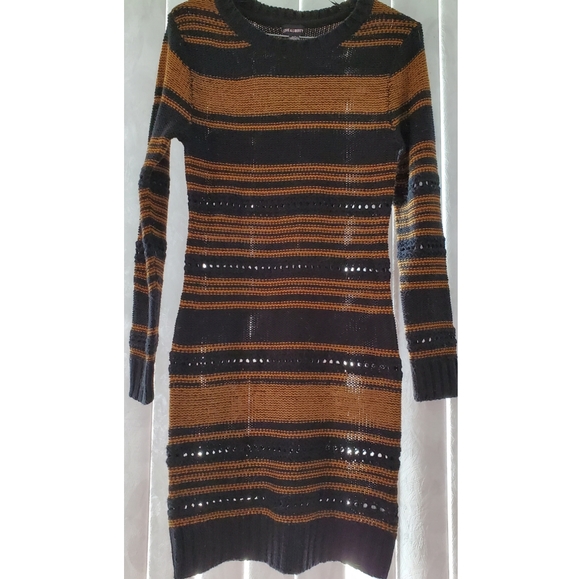 LOVE & LIBERTY Striped Knit Sweater Dress - Size S - Picture 1 of 3